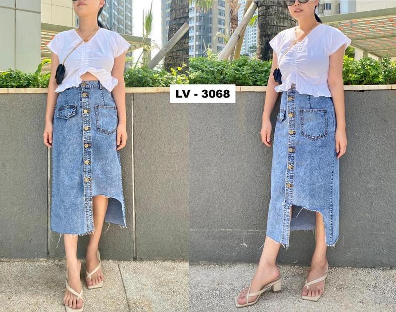 Product Introduction of rok jeans riped terbaru wanita/rok jeans sobek wanita/rok jeans terbaru/shabhira16 9