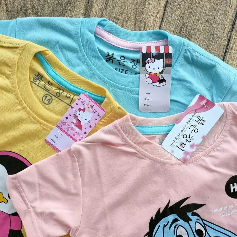 KAOS IMPORT ANAK 1 - 7 TAHUN ( 3 PCS ) 2