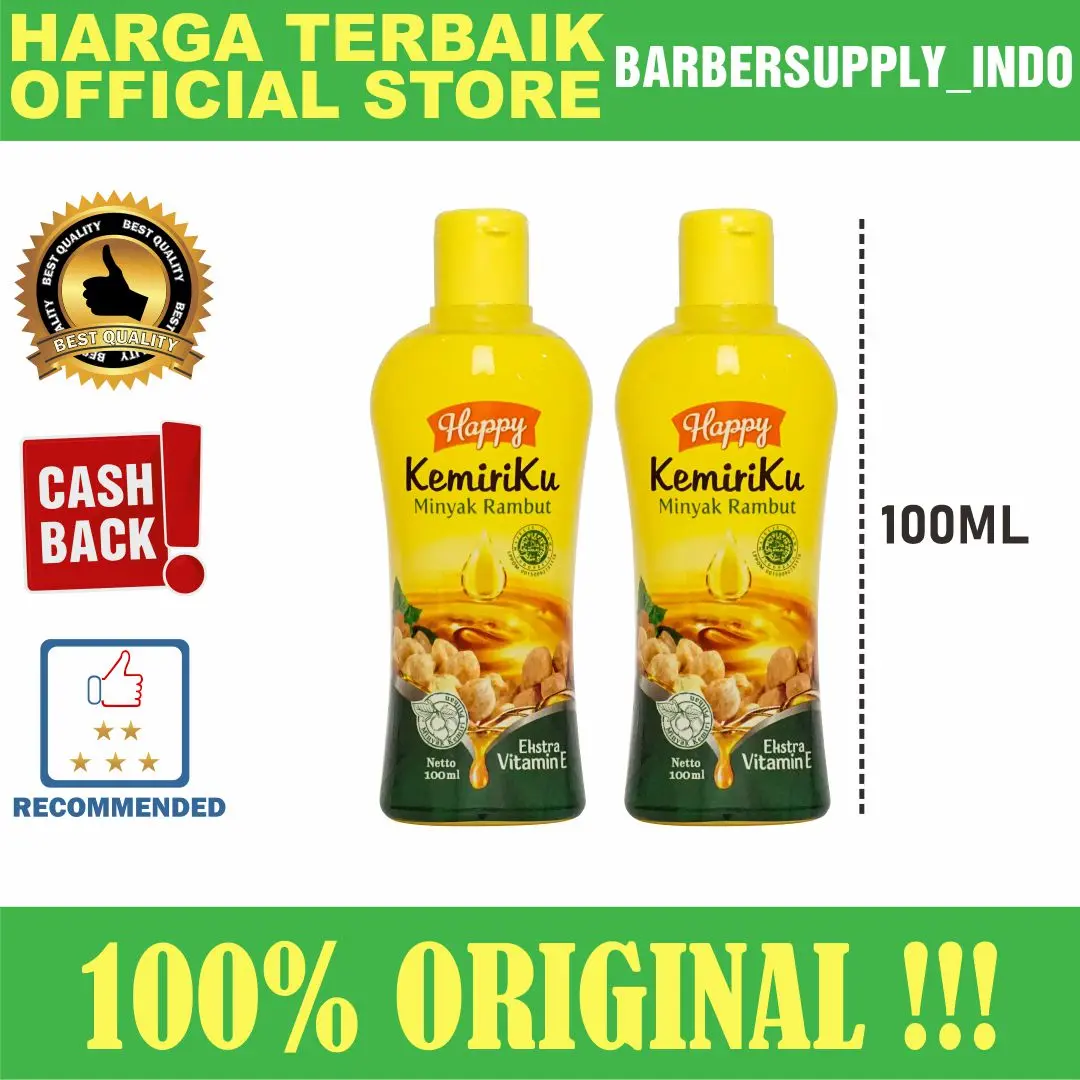 Happy minyak kemiriku pelebat penumbuh rambut original