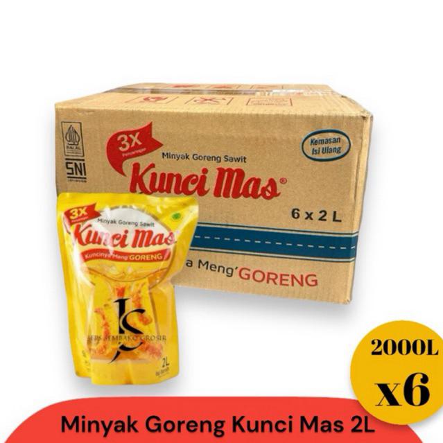 MINYAK GORENG KUNCIMAS 2 LITER 1 DUS ( ISI 6 PCS ) 0