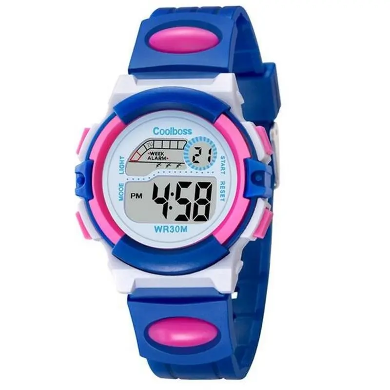 Children's Watches and Clocks Children's Sports Watches LED Electronic Watches Multifunctional Watches for Boys and Girls.