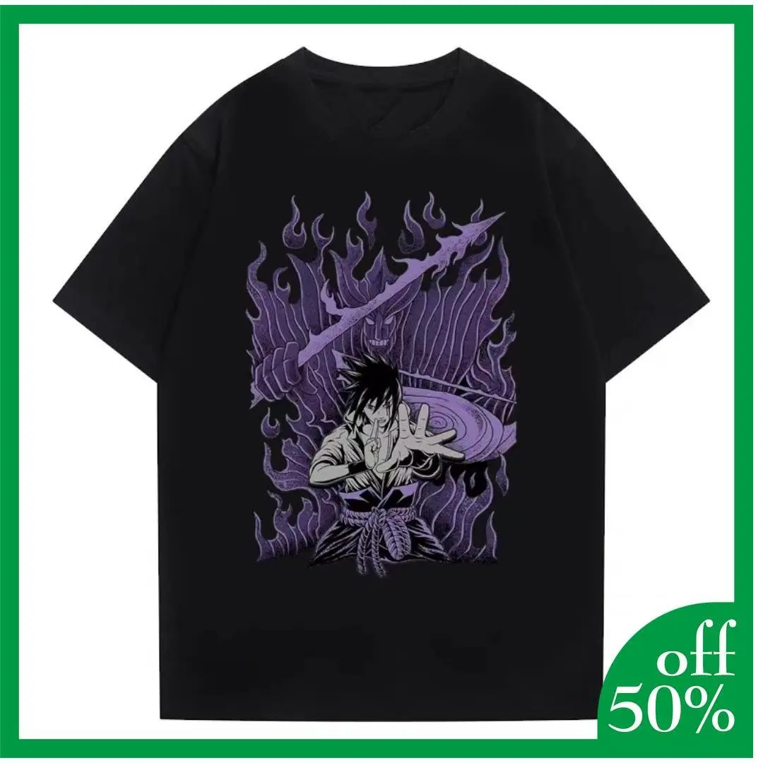 [COD] Heavy short-sleeved T-shirt, the same for men and women, summer 2025 new trendy brand ruffian handsome printed loose round neck casual top