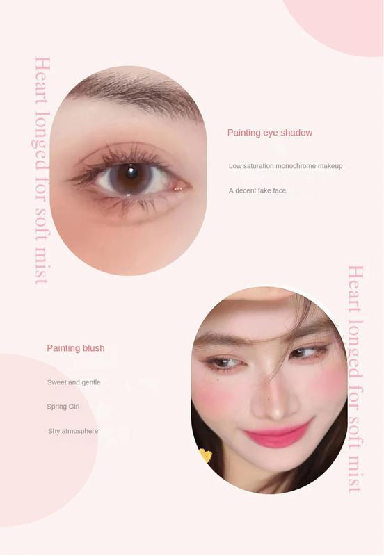 Product Introduction of Korea Monochrome Blush Peach Rose Pink Cheek Tint Powder Natural Lating Matte Face Makeup Red Contour Shadow Palette Cosmetics 16