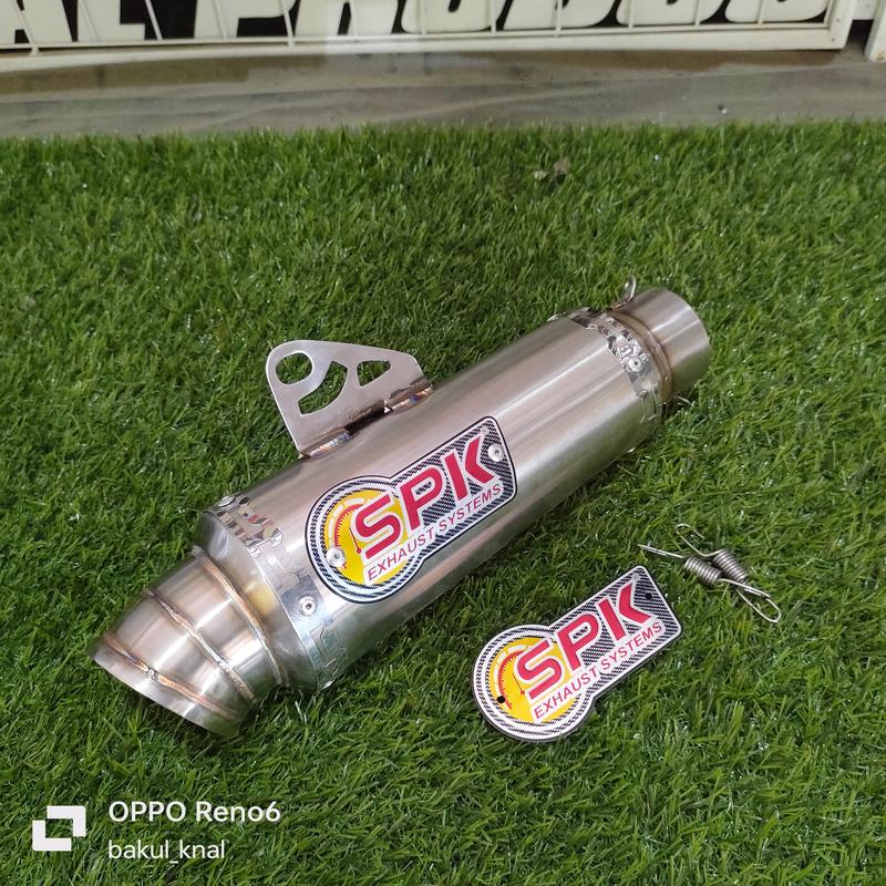 Silencer HR-1 ORIGINAL SPK jupiter,vega,supra x,supra125 dan all motor bebek lainnya Knalpot Laser Motorcycle 2