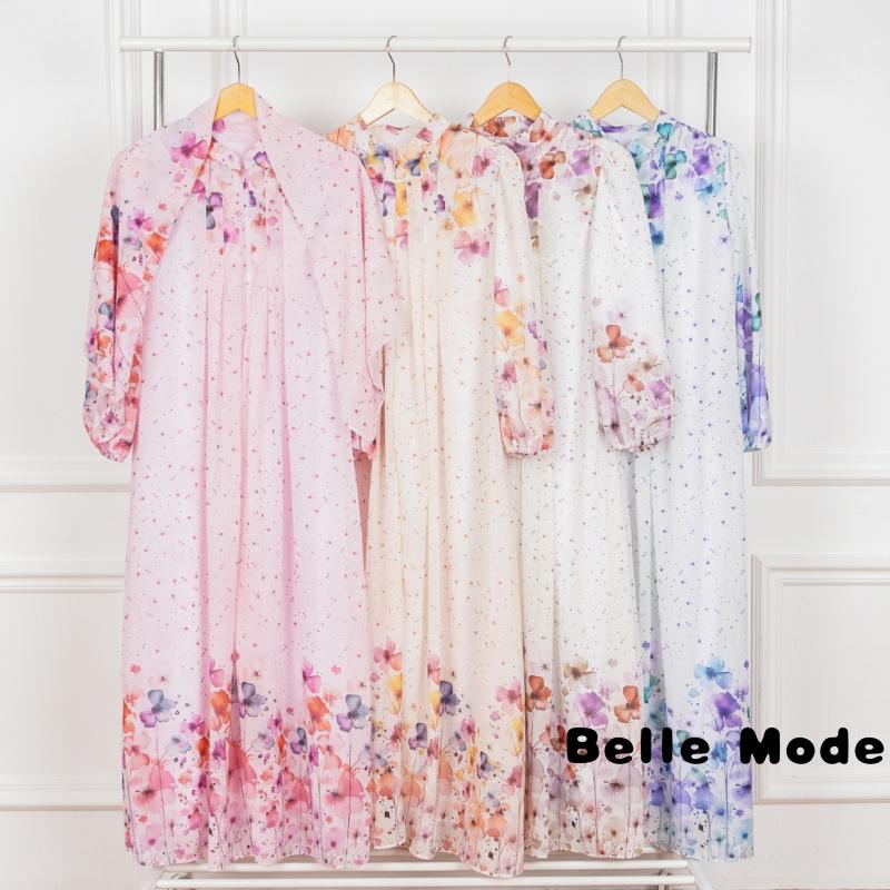 NAJWA - GAMIS INAYA SET HIJAB SEGI EMPAT GAMIS CERUTY BABYDOLL GAMIS MUSLIMAH Gamis Lebaran