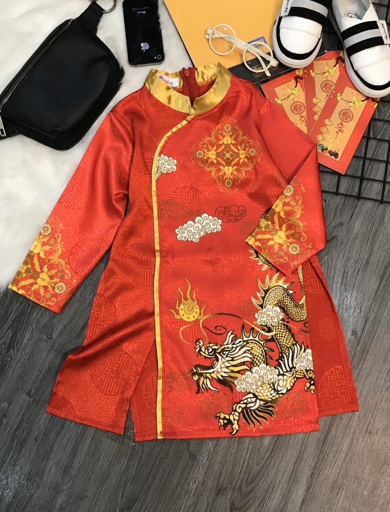 Product Introduction of áo dài bé trai gấm thượng Hải . lưu ý không kèm quần 4