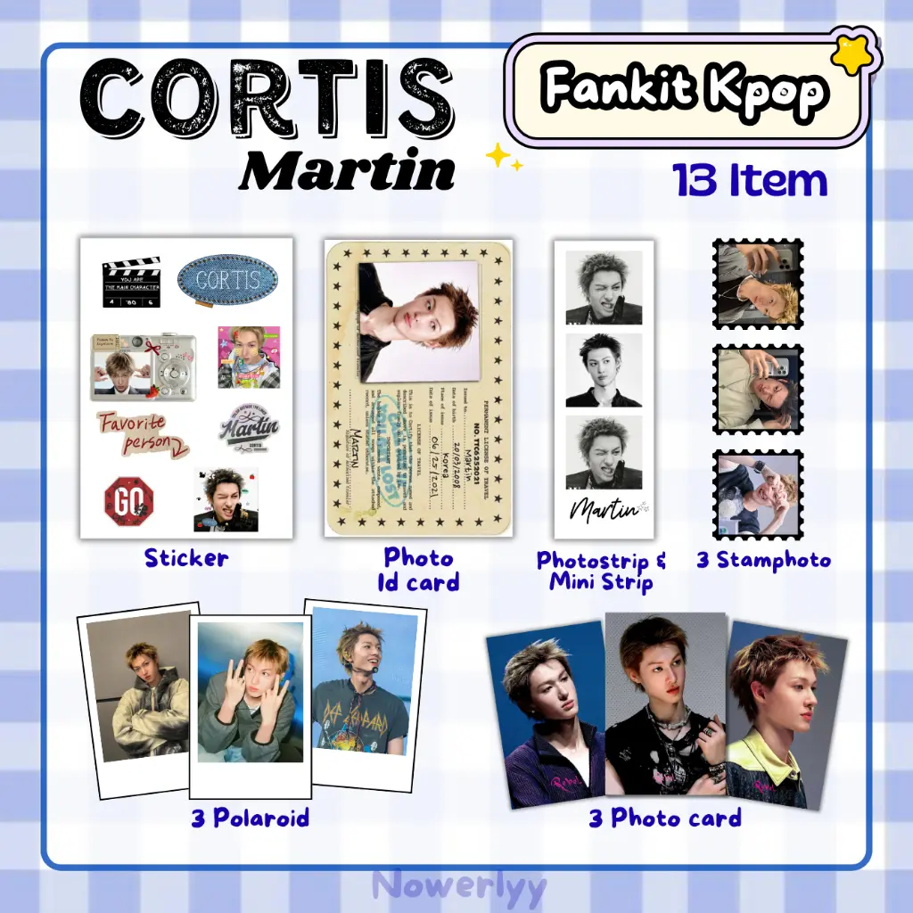 FANKIT KPOP Unofficial CORTIS 13 Item | GIFT Box Kpop | Hampers Cortis Kpop | FANKIT Murah