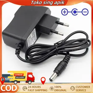 ADAPTOR CHARGER 12V UNIVERSAL - untuk Mobil, CCTV, STB, Modem, Router, Bor Cordless 12V & Alat Elektrik Lainnya - Input 110-220V AC/DC, Compact, Tahan Lama, dengan Proteksi Arus Lebih