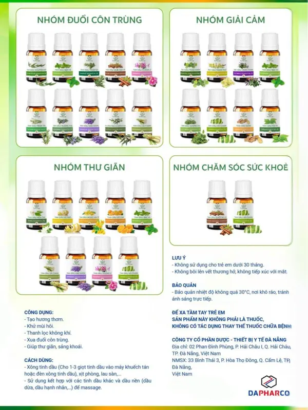 TINH DẦU ECOTHERAPY Thiên Nhiên [CHÍNH HÃNG] Thơm Mát giúp Thư giãn, Giải cảm, Bảo vệ sức khoẻ 2