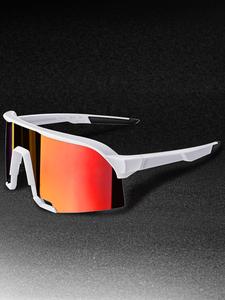 Lentes de sol deportivos unisex de top plano, lentes casuales y modernos para uso diario, accesorios de moda para actividades al aire libre