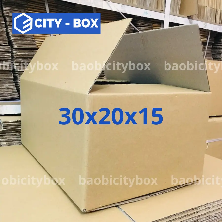 set 50 hộp 30x20x15 hộp đóng hàng, hộp ship cod