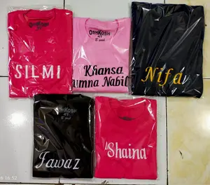 KAOS ANAK DISTRO FREE BORDIR NAMA SUKA-SUKA Fashion baju  kiano