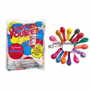 Balon Latex Metalik 5 inch Grosir isi 200 pcs / pack
