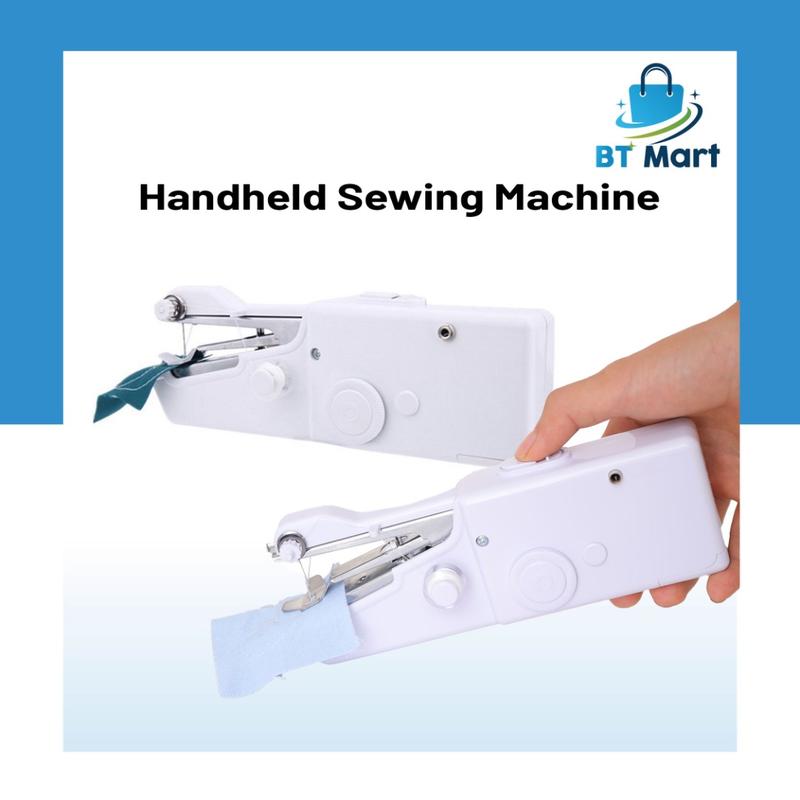 Handheld Mini Sewing Machine Handy Stitch Sewing Cloth Cordless ...