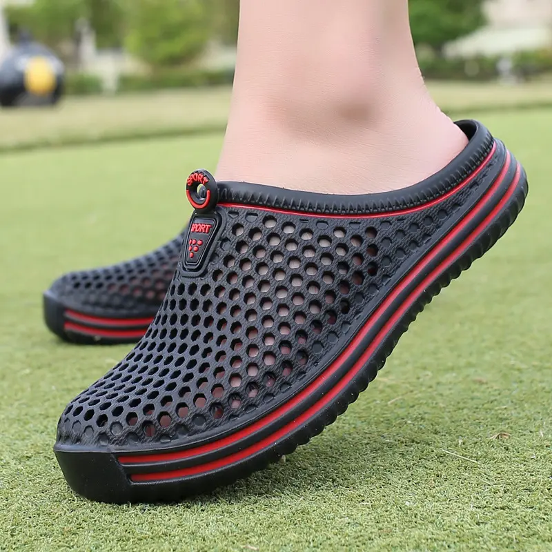 Men's Sandals Flip-Flops Hole Shoes Sandals Slippers Bird's Nest Home Beach Lightweight Comfortable