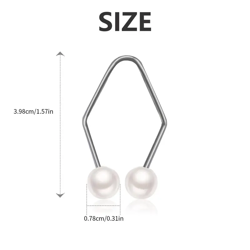 Face Chin Cheek Dumbbell with Artificial Pearl Decor, Facial Chin Cheek Muscle Trainer, Portable Facial Muscle Training Tool for Women & Girls 6