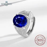Gambar HIWANGO Cincin Pria Zirkon AAAAA Perak 925 Safir Fashion - Perak, Dapat disesuaikan dari HIWANGO Kab. Gresik 2 Tokopedia