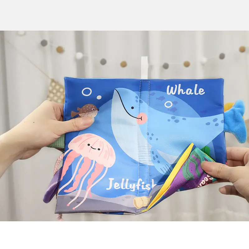 SOFT BOOK TAILS 3D  BUKU KAIN ANAK LUCU  / BUKU BANTAL BAYI BUKU KAIN / BABY BOOK 1