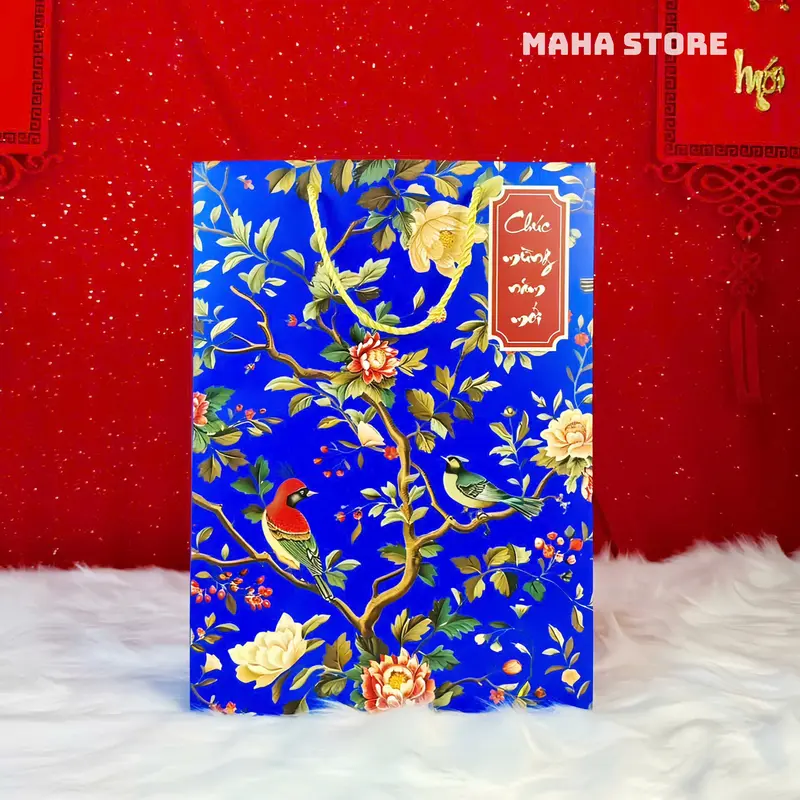 Sét quà tết 2026 mix 5 sản phẩm 2 loại hạt dinh dưỡng, bánh kẹo - khay ren