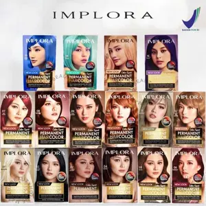 Implora New Permanent Hair Color / Cat Rambut Permanen
