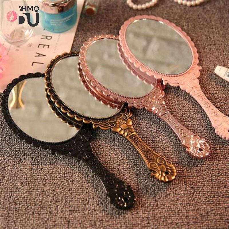 Gương Trang Điểm, Phong Cách Cổ Điển, Cầm Tay, Để Nối Mi, Gương Cầm Tay Ren, Dụng Cụ Trang Điểm, Để Sử Dụng Nối Mi