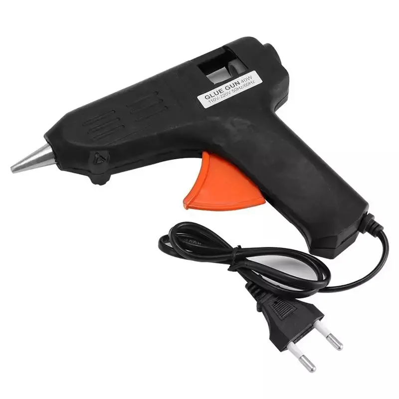 (Gratis isi lem 5 pcs) Glue Gun Mesin Lem Tembak - Hot melt Glue gun - Cocok untuk DIY, Kerajinan, dan Reparasi - Aman dan Tahan Lama - Biru Baru 4