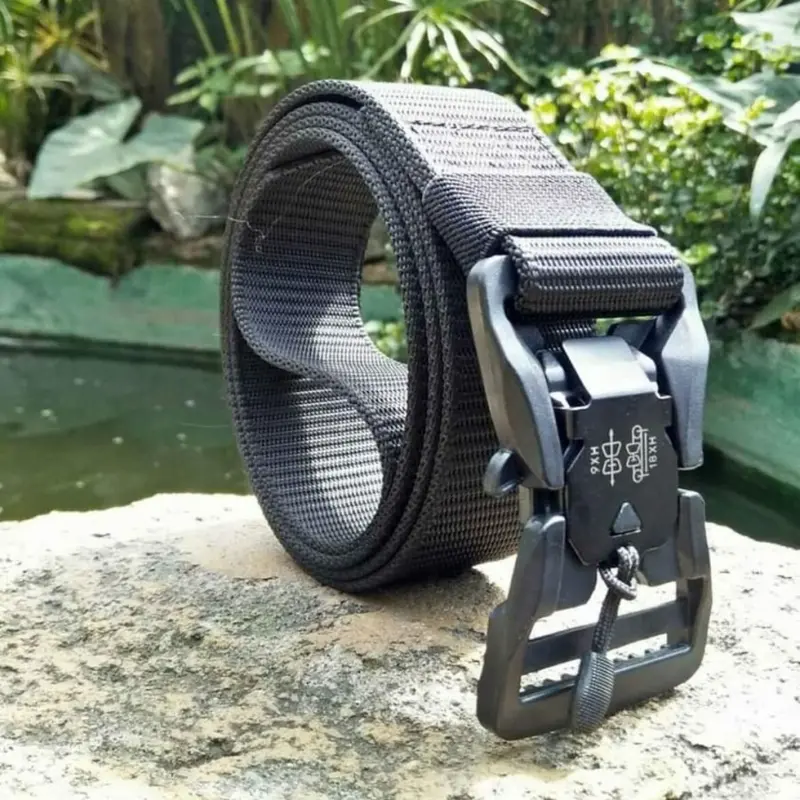 Ikat Pinggang Army Style - Promo Diskon Harga Grosir Tanah Abang Belt Hijau 3