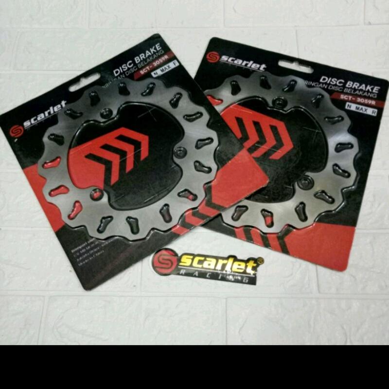 N MAX AEROX OLD NEW PIRINGAN REM CAKRAM DISC BRAKE DPN BLKG ORIGINAL SCARLET N MAX OLD NEW AEROX LEXI UKURAN STANDAR VARIASI Motorcycle 2