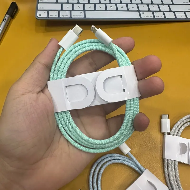 Dậy sạc bọc dù siêu bền- Giá Rẻ cho iPhone 11 PM đổ lại Nhựa DÂY SẠC 15W Phụ Kiện cáp sạcnhanh 20w 1