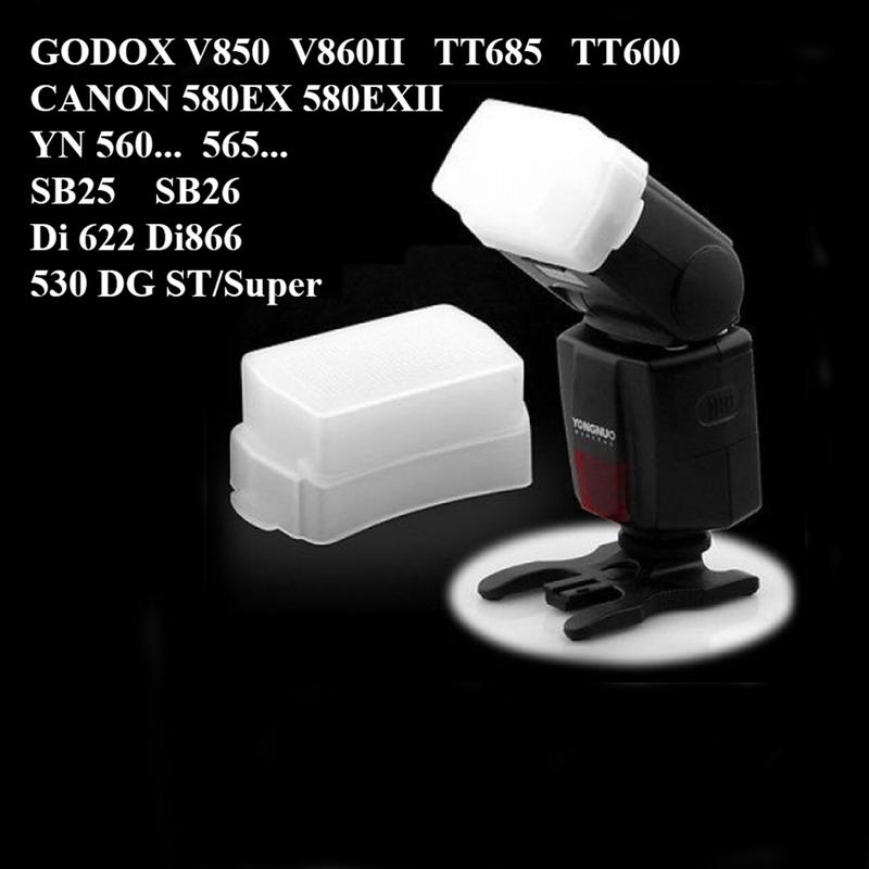 Tản sáng omi cho đèn flash rời younguo godox canon Camera