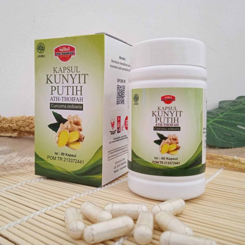 Product Introduction of Kapsul Ekstrak Kunyit (Kunir) Putih Ath-Thoifah Original BPOM | Herbal Terapi Kanker Tumor Miom Kista Vertigo Dll 11