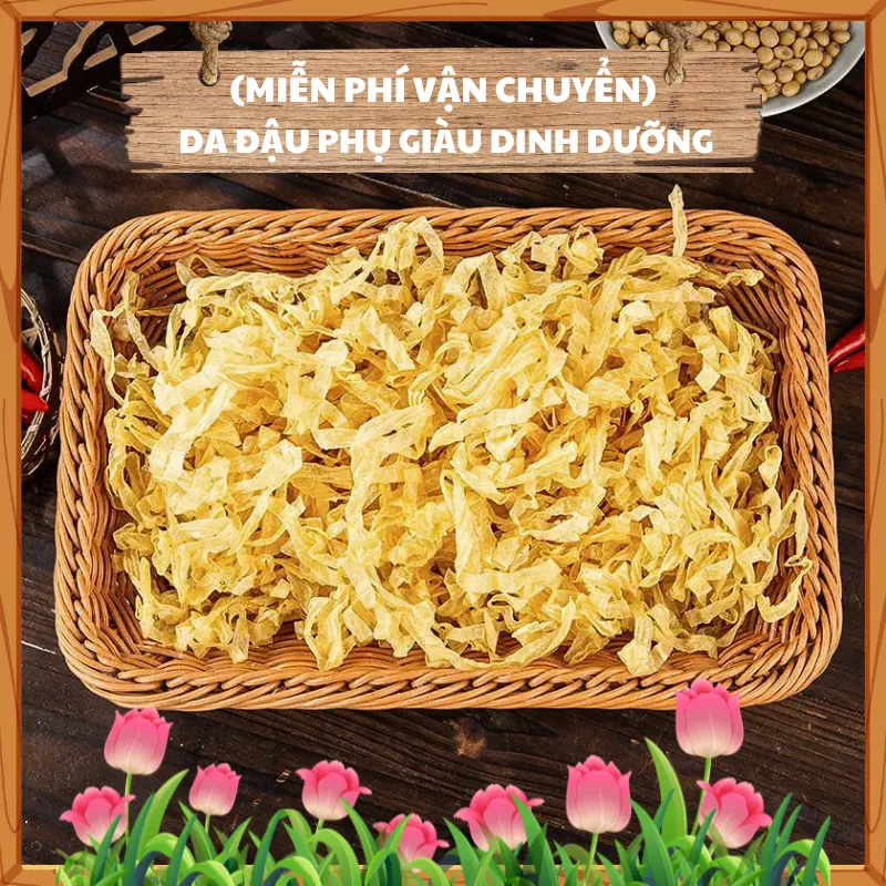 [ĐẶC BIỆT] Da Đậu Phụ Chay (Váng Đậu) Chuyên Thả Lẩu Được Làm Từ Đậu Nành Nguyên Chất Giàu Đạm Thực Vật