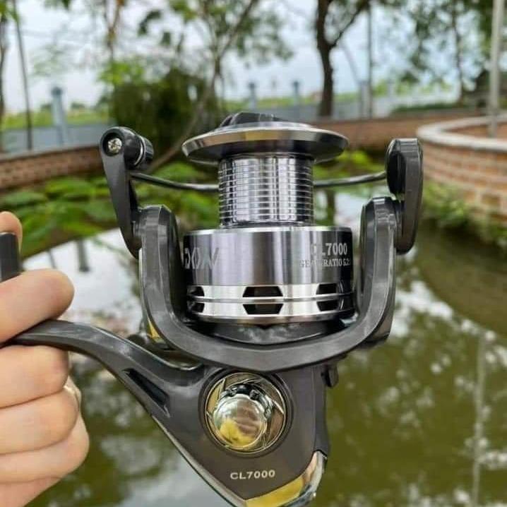 MÁY CÂU CÁ CL KIM LOẠI MÁY CÂU ĐỨNG SỨC TẢI KHỎE GIÁ BÌNH DÂN SAI 3000 TỚI 7000 Đi Câu Tay Quay Fishing