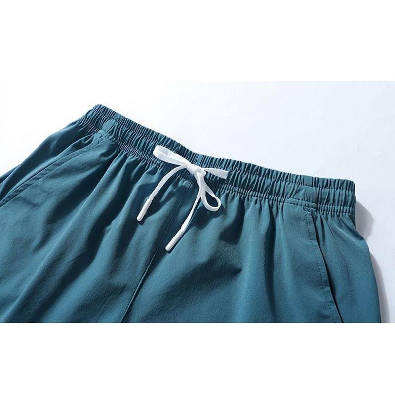 Product Introduction of Causal Men Shorts Breathable Short Pants Unisex Shorts with Elastic Waistband 4 Colors 23