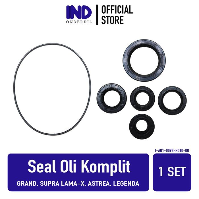 Gambar IND Onderdil Sil-Seal Oli-Oil Assy Set-Kit-Komplit-Lengkap Grand & Supra Lama-X & Astrea & Legenda - Sesuai dengan gambar, Standar dari IND Onderdil Kota Bandung Tokopedia