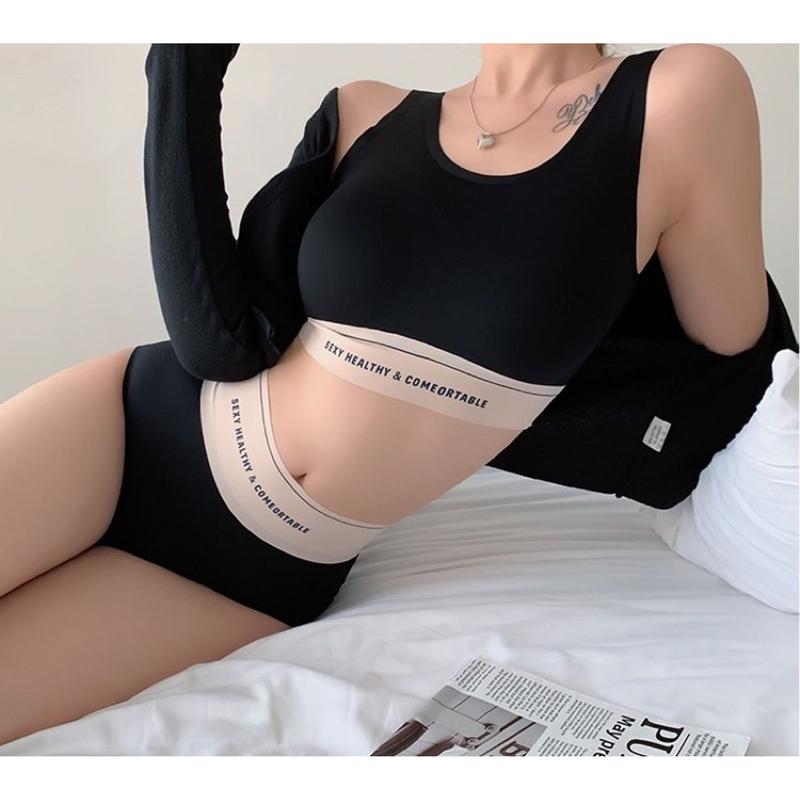 Quần Lót Nữ Đúc Su Cạp Cao Tàng Hình Chữ COMFORTABLE Thể Thao 1045 2