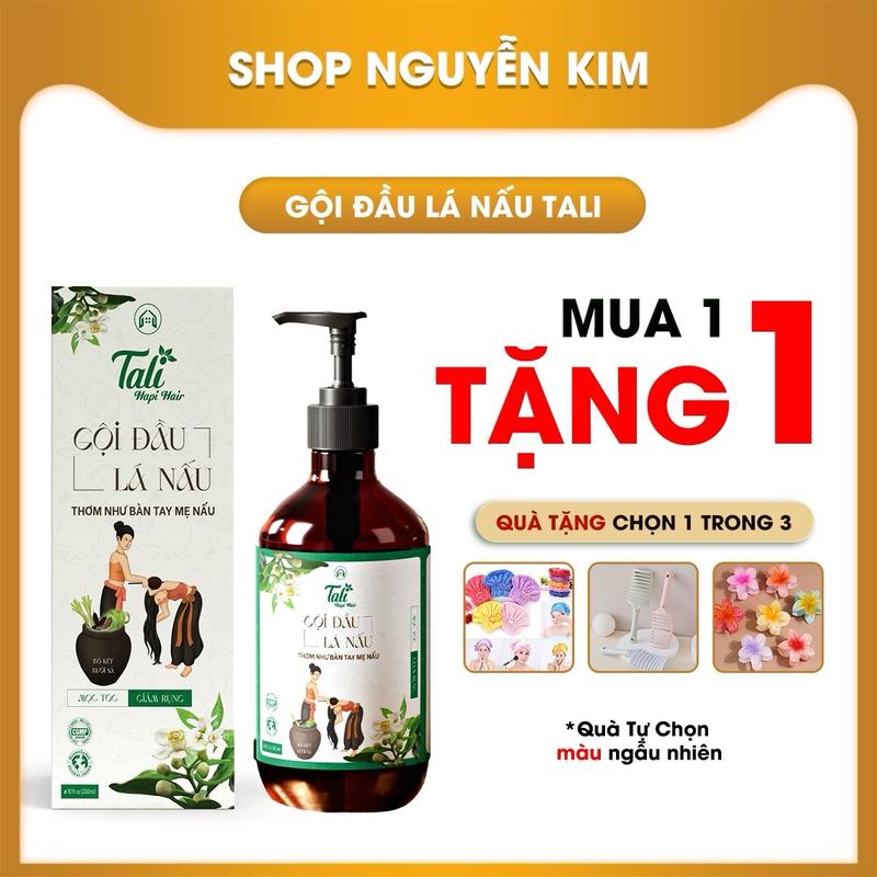 ( HAPI VIETNAM ) Gội Đầu  Lá Nấu Tali . Dầu Gội Thuần Thiên Nhiên ,Hỗ Trợ Giảm Rụng Tóc , Hỗ Trợ giảm Gàu ,  Nấm Ngứa Da Đầu