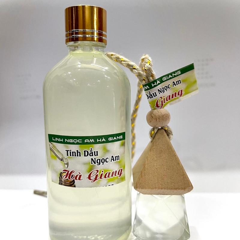  Tinh dầu gỗ ngọc am Hà Giang combo lọ 100ml và lọ treo xe Dầu Thơm 