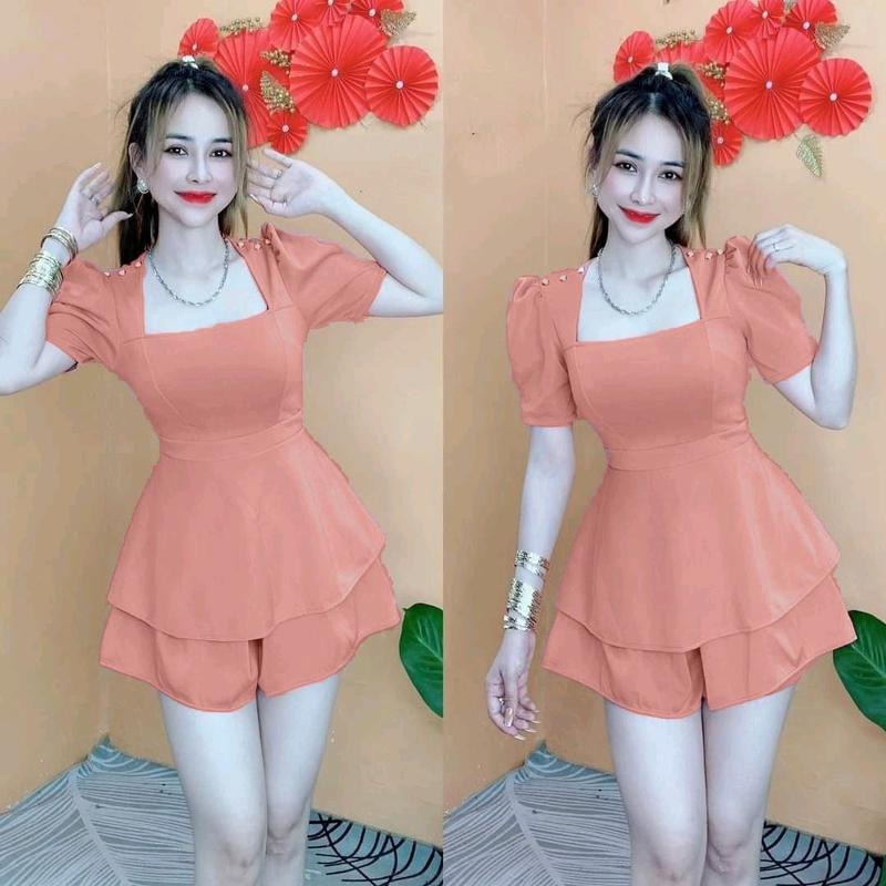 SÉT BỘ QUẦN ĐÙI VÁY - SIÊU HOT - AK10 Nữ Thun Women Top Áo 6
