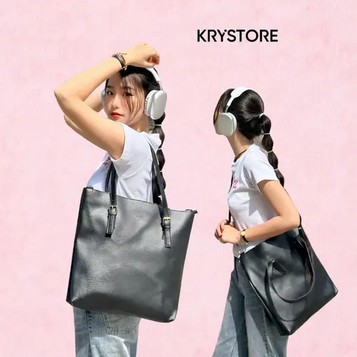 ( XẢ KHO ) Túi da Kry ảnh thật