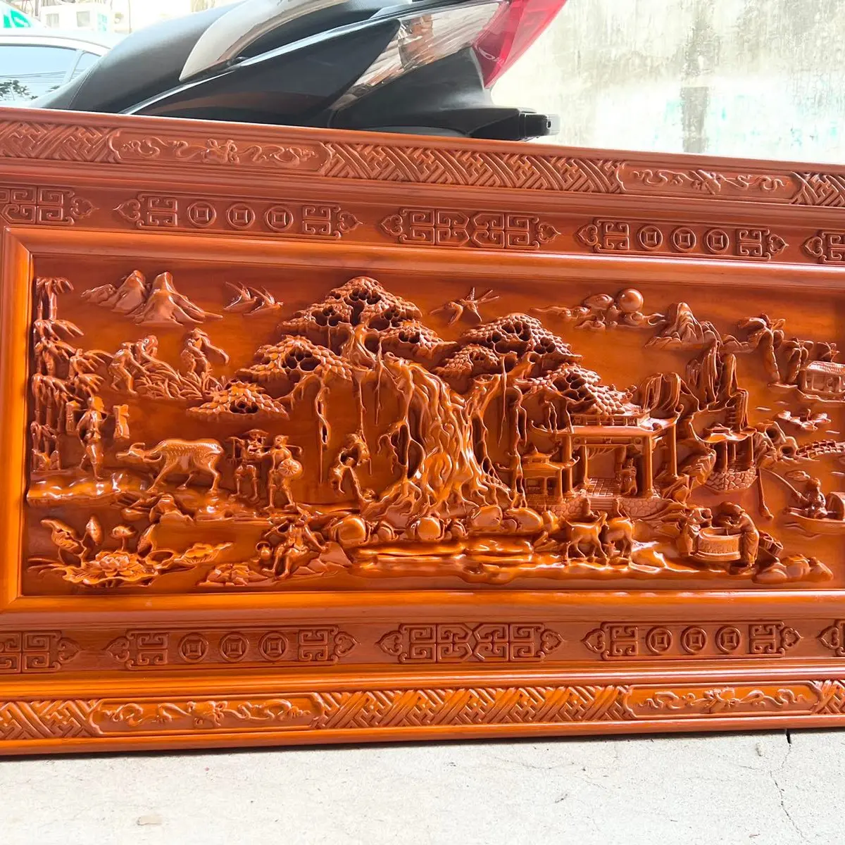 Tranh đồng quê kt 67 x 127 x 4