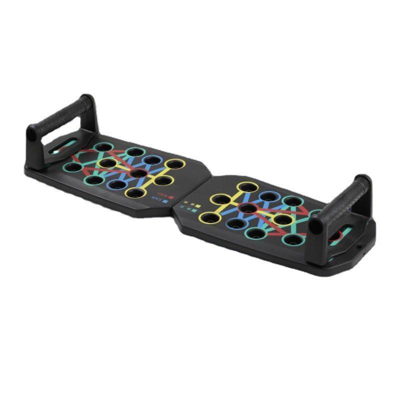 Product Introduction of Portable Multi-functional Push-up Board, High-load Push-up Version for Training Multiple Parts, Good Helper for Home Training Barbell squat 4