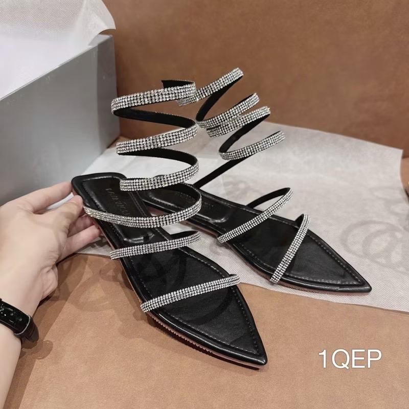 ￼Sandal Bệt Cuốn Đá Lò Xo Cực Sang Đẹp Shoes DéP GiàY Nữ 4