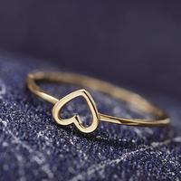 Gambar 【STOPEREL】Cincin Hati Berongga Emas Cincin Mewah Sederhana Cincin Niche Baja Titanium Wanita - No.5 dari STOPEREL Kota Bekasi 2 Tokopedia