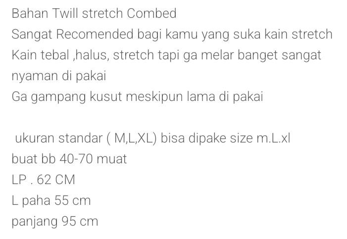 Product Introduction of Celana Cutbray Kancing Casual Basic Wanita Bahan Katun Twill Combed Ukuran Standar Kain Melar Nyaman Panjang Tebal Stretch Baggy Fit 0