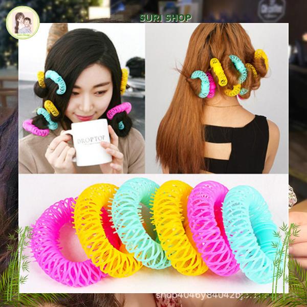 Bộ lô uốn tóc xoăn lò xo Hàn Quốc - Tạo sóng tóc