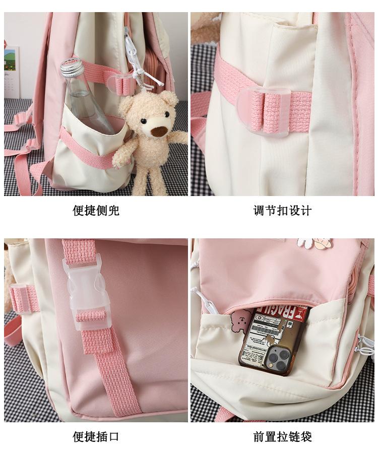 Product Introduction of Ba Lô Unisex, Phong Cách Nhật Bản, Dành Cho Học Sinh, Cặp Sách, Phong Cách Preppy, Túi Đi Chơi Ba Lô Phong Cách Dụng Cụ, Năm 2024 7