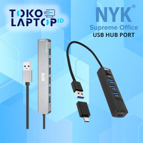 Promo NYK USB HUB Port USB + TYPE-C Garansi 1 Tahun Resmi Indonesia - 7 ...