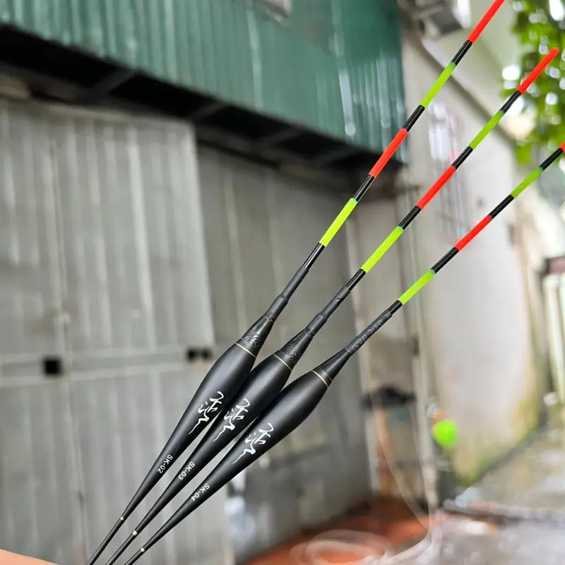 Phao Câu Cá Hố Đấu Điện Tự Cân Tải Chì Siêu Nhẹ Hắc Mã Liên 4