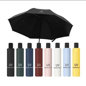 (FREE BUBBLE WRAP)Payung Lipat UV Protection Ringan Tahan Karat Tahan Air Kuat Manual Gagang 96 CM Anti Sinar UV Efektif Melindungi Kulit dari Sinar Matahari